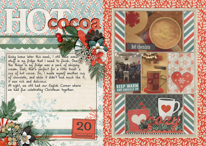 document christmas, december daily, mini album, weihnachtsalbum