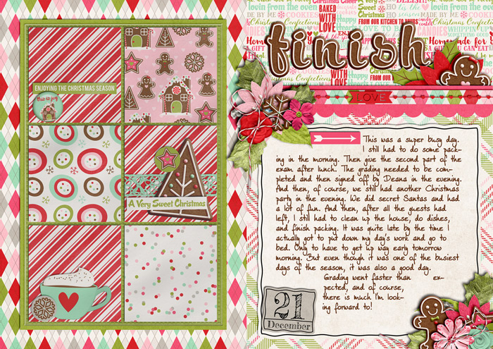 document christmas, december daily, mini album, weihnachtsalbum