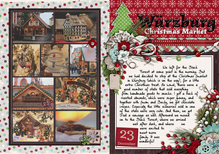 document christmas, december daily, mini album, weihnachtsalbum