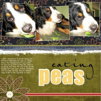 Eating peas