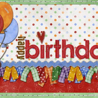 SWTSB#12 Challenge - Happy Birthday Card