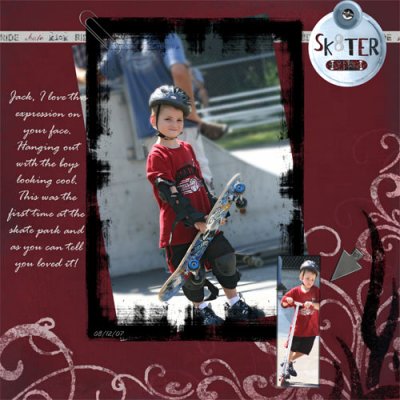 my little skater boy