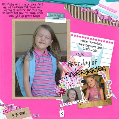 First Day of Kindergarten