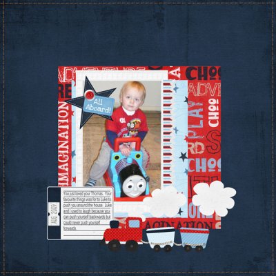Joshua Rides Thomas