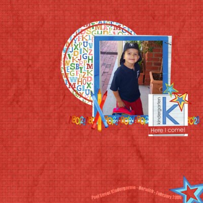First Day of Kindergarten