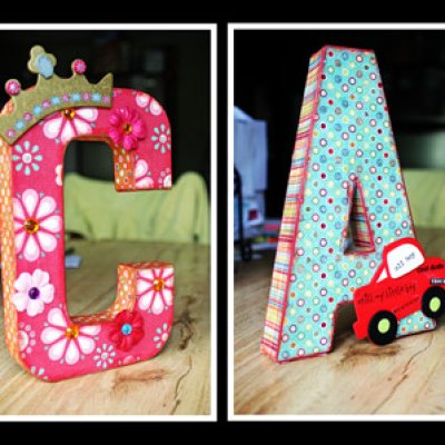 Big Chipboard letters