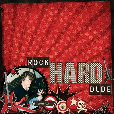 Rock hard dude