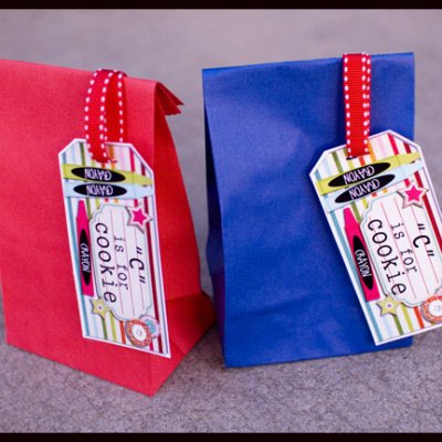 preschool cookie tags
