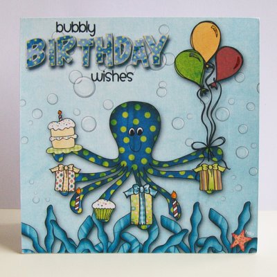 Bubbly Birthday card