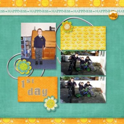 Mikey's 1st day