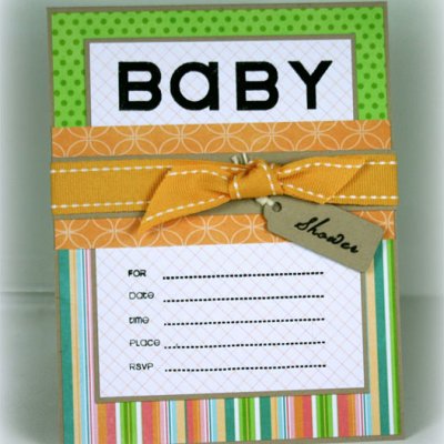 Hybrid Baby Shower Invite