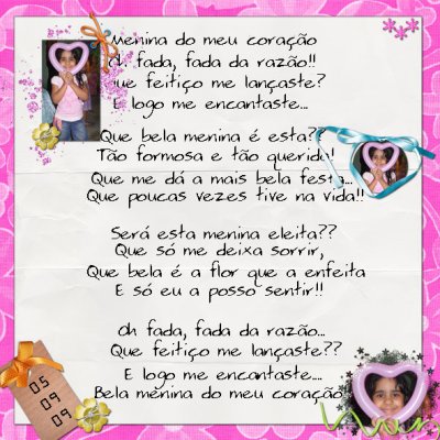 Menina do meu corao