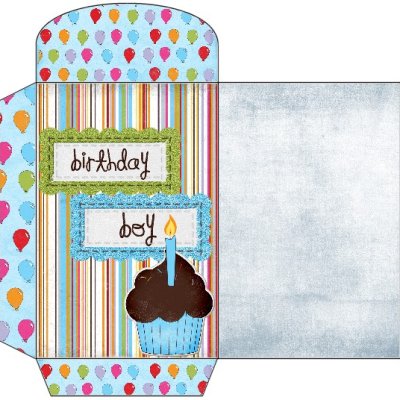 bday mini envelope