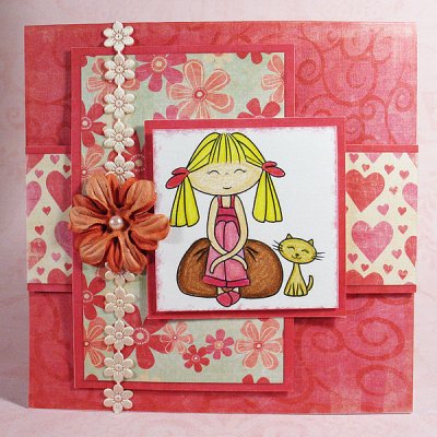 Jammie Girl Card