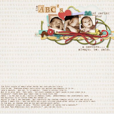 the ABC's of a newborn