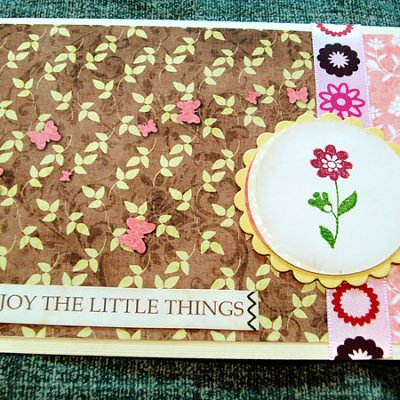 Enjoy the Little Things - Hybrid Card