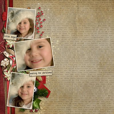 Little Angel waiting for Christmas