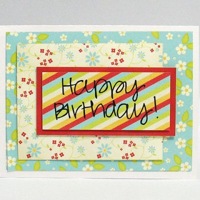 Floral Birthday Card