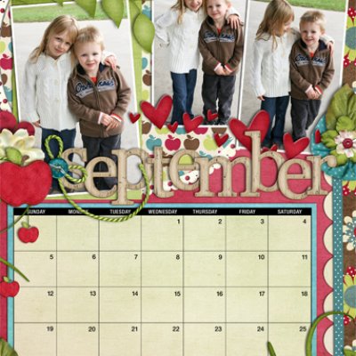 September Calendar Page