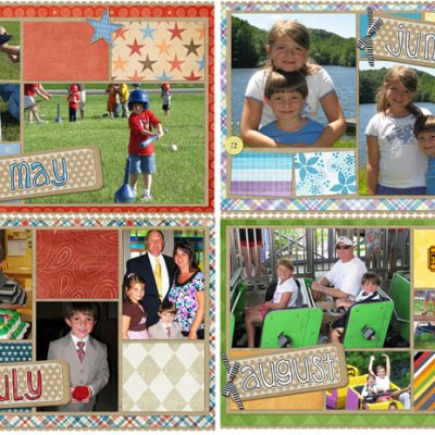 2010 Calendar - May-August