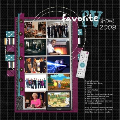 favorite TV shows 2009