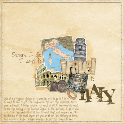 Before I Die I Want to Travel to Italy