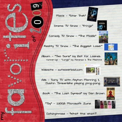 My Favorites of 2009