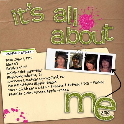 #31A Book of Me Basic Stats