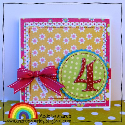 4th Birthday Card