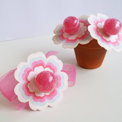 Flower Lollipops