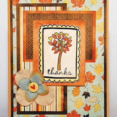 Fall Thanks Card