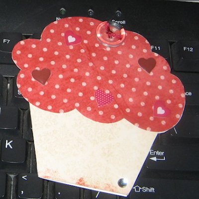Red Cupcake card