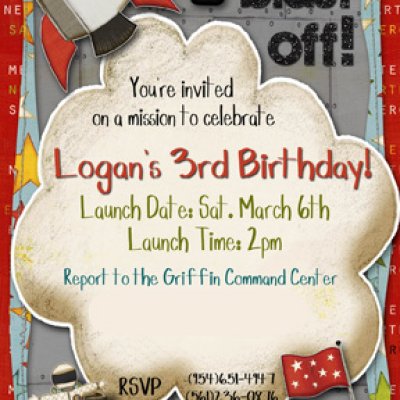 3rd Birthday Invite