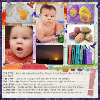 365 layout week 9