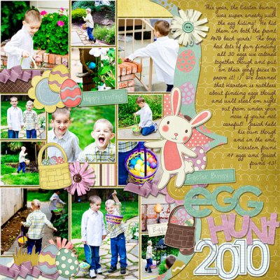 Easter Bunny Egg Hunt 2010