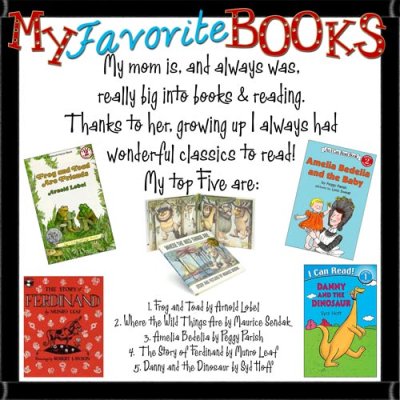 My Favorite Books (back then)