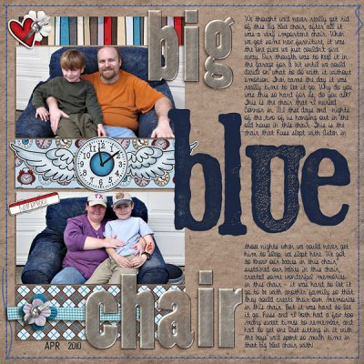 Big Blue Chair