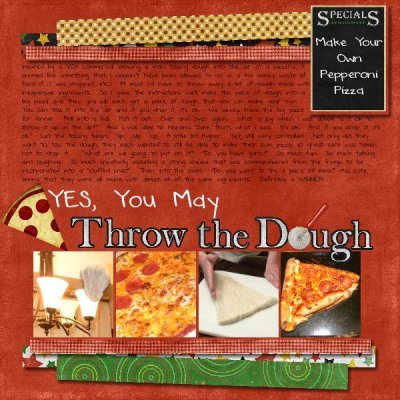 Yes, You May Throw The Dough