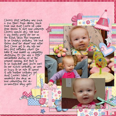 Claire's First Birthday pg2