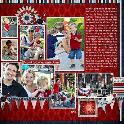 4th of July - right page