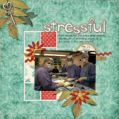 Book of Me: Stressed out Surgeon