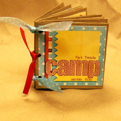 Mini Hybrid Paper Bag Album: Camp