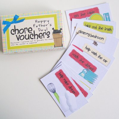 Father's Day Chore Vouchers