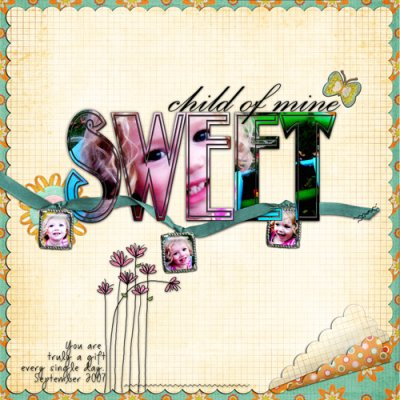 Sweet Child of Mine **Stand Up & Scrap Week 2**