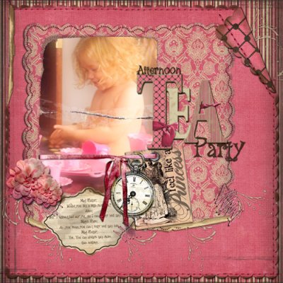 Afternoon Tea Party **Stand Up & Scrap Week 4**