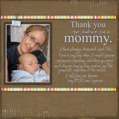 Thank you for making me a mommy
