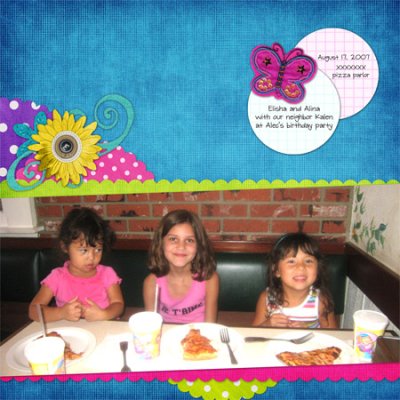 Friends - at the pizza parlor