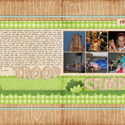 troop camping