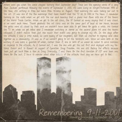 Remembering 9-11-2001