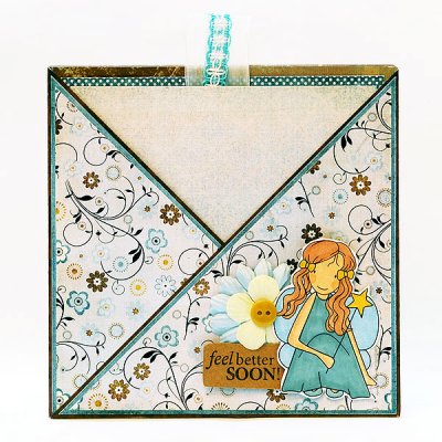 Feel Better Soon Criss Cross Card